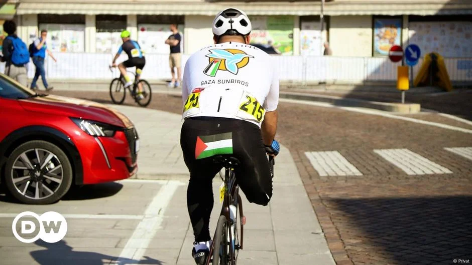 Gaza's Radfahrer bringen Hoffnung und Hilfe